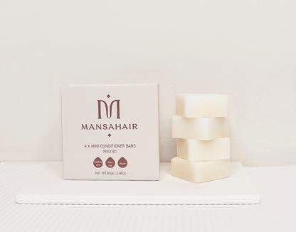 Mansahair Mini Conditioner Bars Set (Pack of 4)