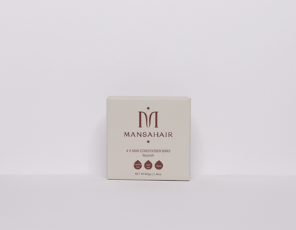 Mansahair Mini Conditioner Bars Set (Pack of 4)